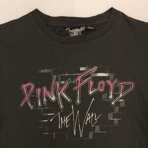 Pink Floyd The Wall Band Graphic Short Sleeve Shirt Adult Mens Size M Black